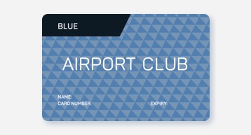 Blue Airport Club Card Blue Airport Club Card