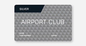Silver Airport Club Card Silver Airport Club Card
