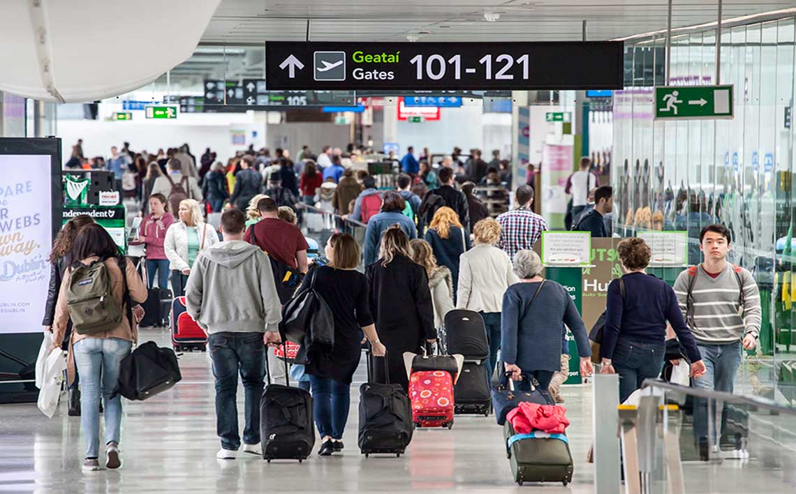 Summer months in Dublin Airport dublin airport passengers