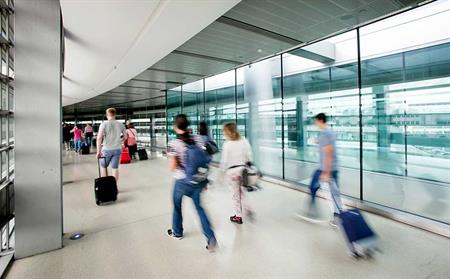 Passengers Travelling through Dublin Airport 
