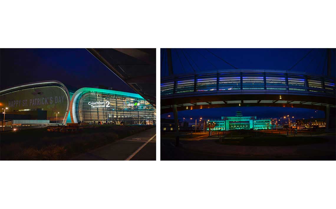 greening green lights in Terminal 2