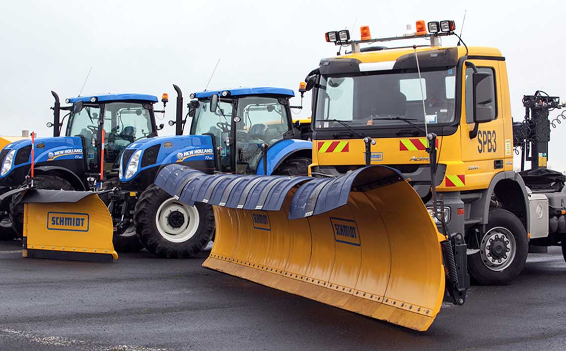 Photo of snow and ice equipment at Dublin Airport 