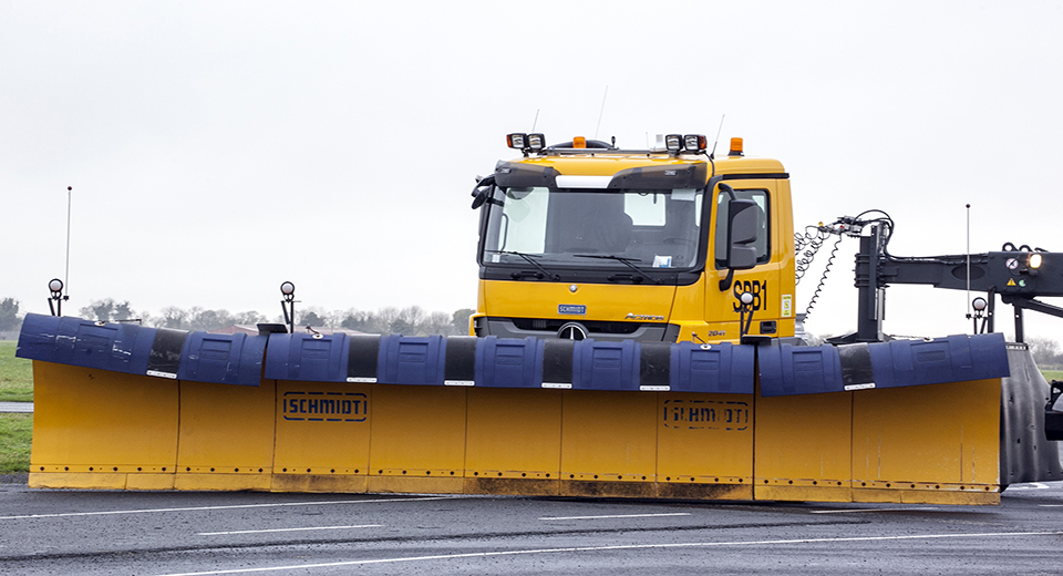 Photo of snow and ice equipment at Dublin Airport 