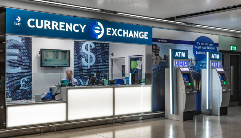 Bureau De Change Bank And Atm Locations Dublin Airport - 