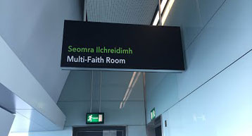multi faith room dublin airport