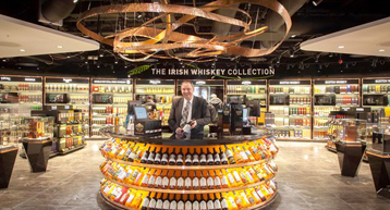 irish whiskey collection with team member irish whiskey collection with team member