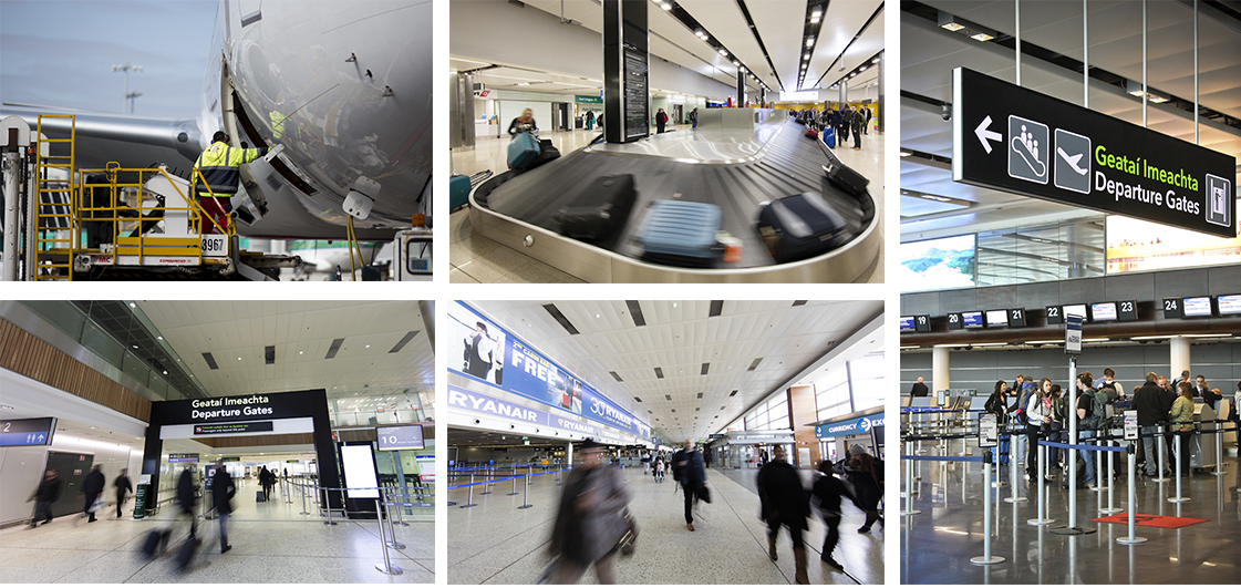 Collage Collage image of Dublin Airport locations