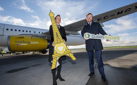 Vueling General Counsel & Board Secretary, Yvonne Moynihan and Dublin Airport Airline Business Development Manager, Stephen O'Reilly