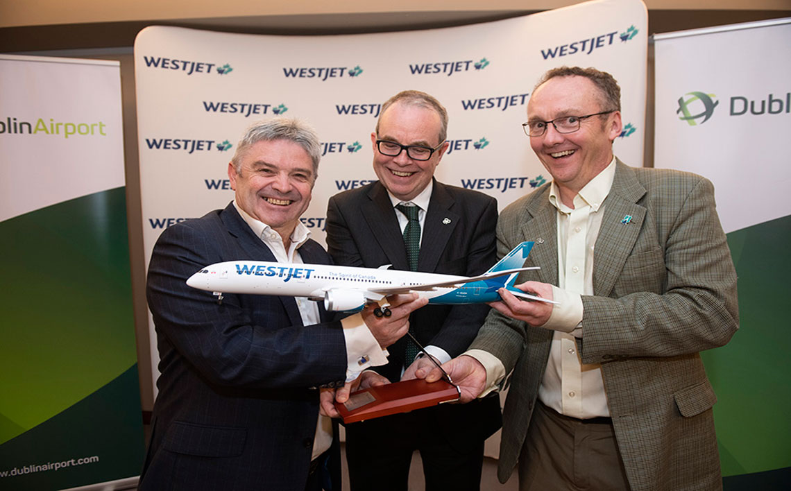 Calgary westjet launch event
