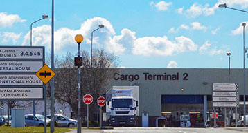 Cargo Terminal 2 at Dublin Airport 