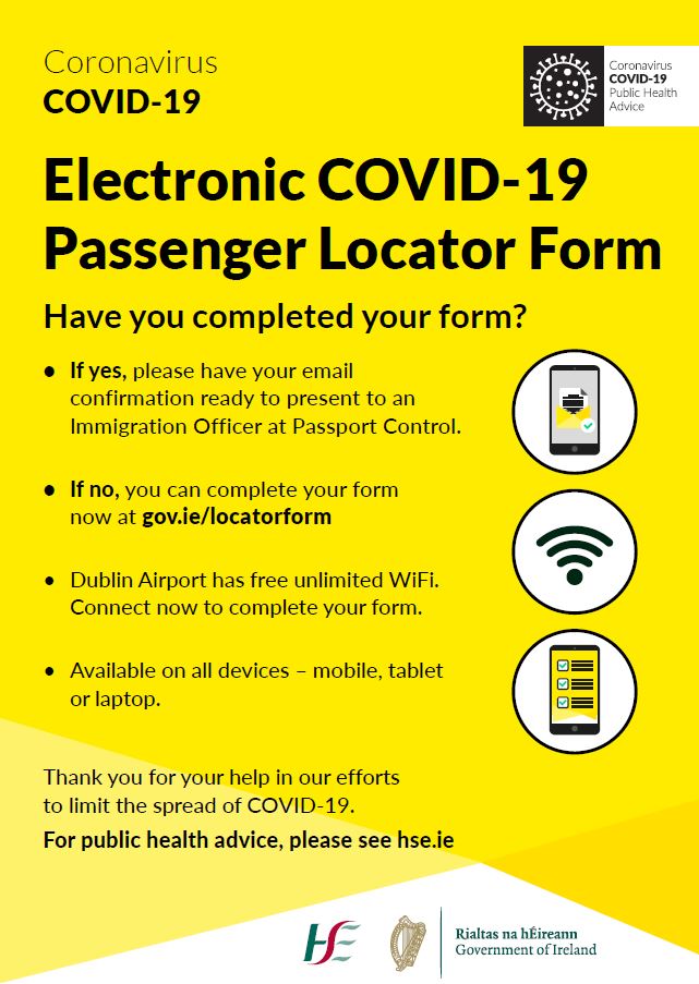 Electronic Passenger Locator Form
