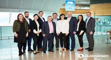 Dublin airport B2B team photo Dublin airport B2B team photo