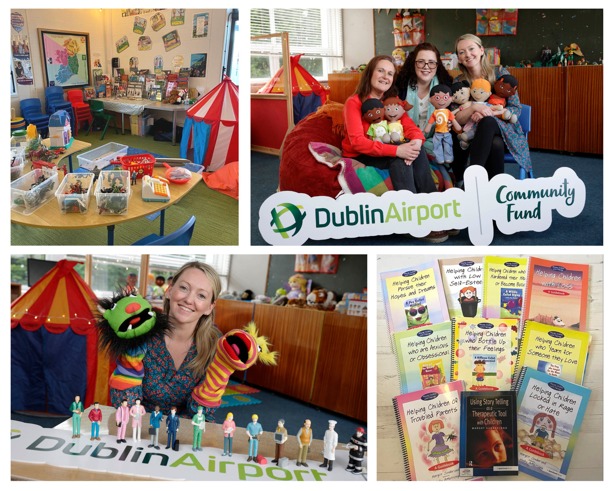 Photos of the 'Play Therapy' project in Ballymun