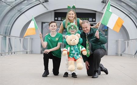 L-R: Sam McQueen, Ciara O' Brien, B2B Marketing Programme Lead - Dublin Airport, Hugh Fitzsimons and Gary McLean, Managing Director - Dublin Airport