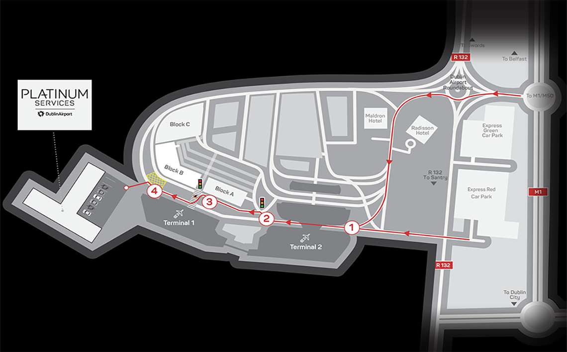 Platinum Services Car Park Map