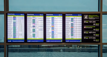 Flight Information Display Board Flight Information Display Board
