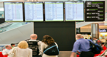 flight information display board