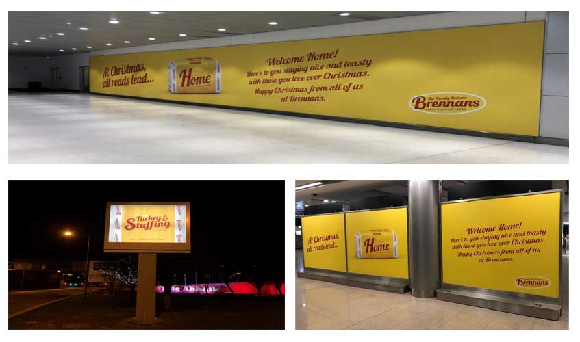 Brennans_advertisement_dublin_airport Brennans advertisement outdoor dublin airport