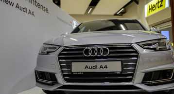 Audi car display Dublin airport Audi car display Dublin airport