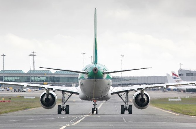 Rear of an Aer Lingus Plane