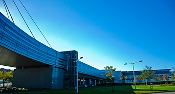 T1 sky bridge and blue sky T1 sky bridge and blue sky