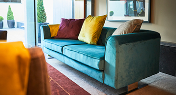Platinum Services suite with couch Platinum Services suite with couch