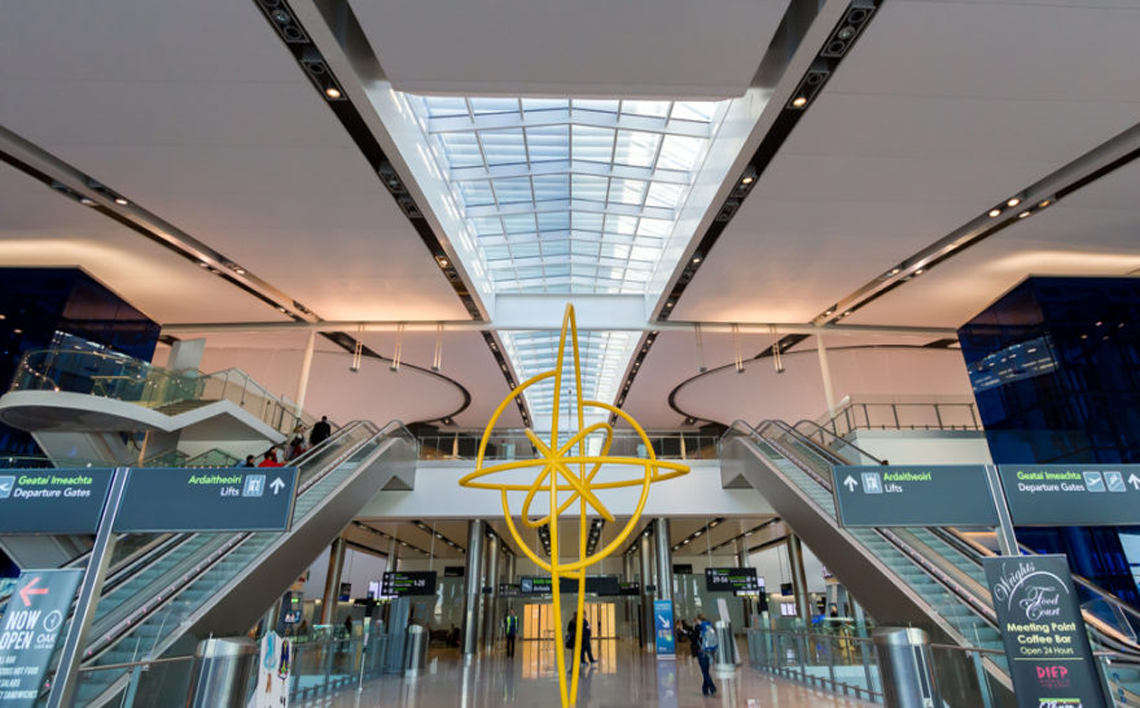 Terminal 2 dublin airport architectural interiors photography - Enda  Cavanagh Photography