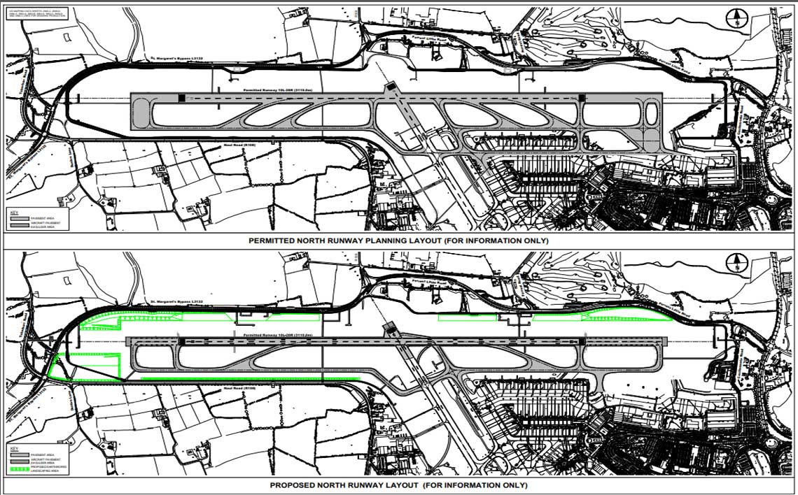 proposed north runway layout map